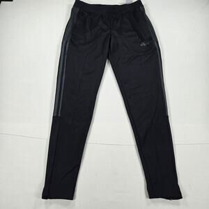 NWT Adidas Tiro 21 Essentials 3‎ Stripe Black Track Pants Women's Size Small